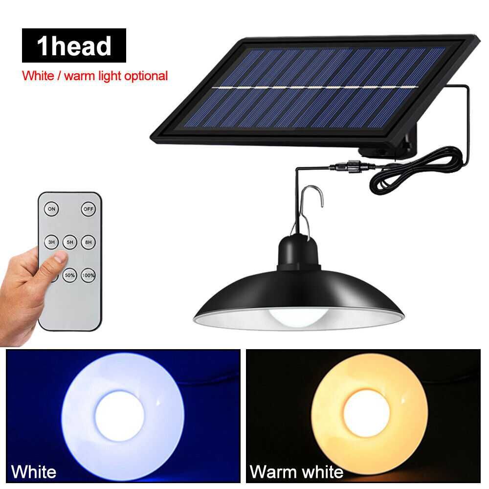 Lampa solara tip felinar cu fir de 3m =telecomanda. Nou ambalata!