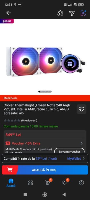 AiO Termalright Frozen Notte 240 ARGB white