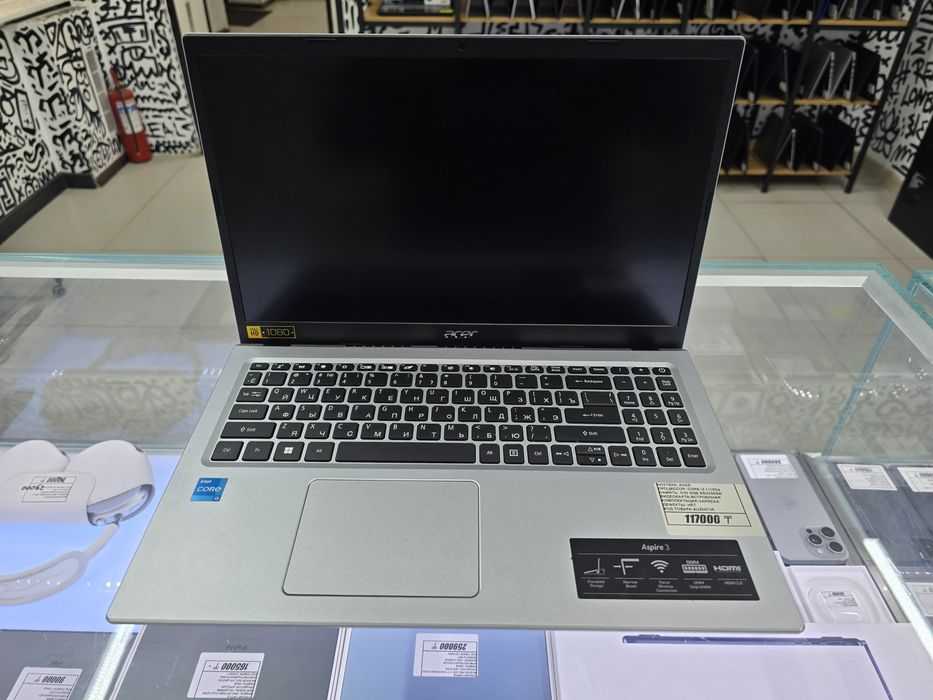 Ноутбук Acer core i3 1115g4 озу 8gb ssd256gb рассрочка Реал ломбард