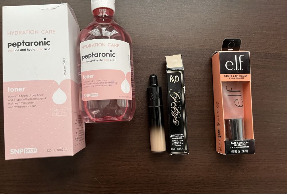 Elf, kvd, sephora, peptaronic козметика