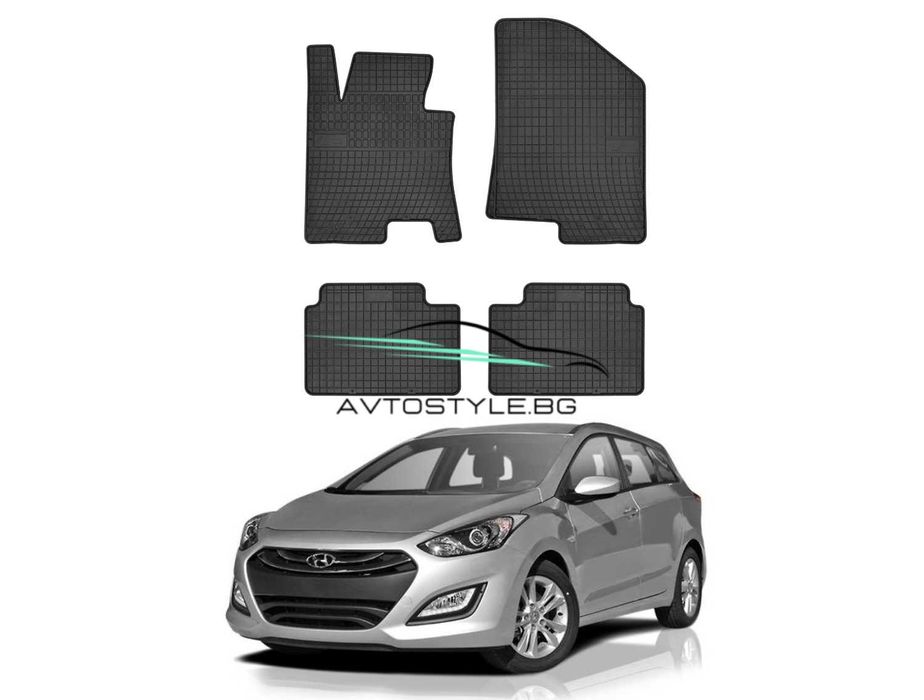 Гумени стелки за Hyundai i30,2012-2017 г., Frogum - El Toro