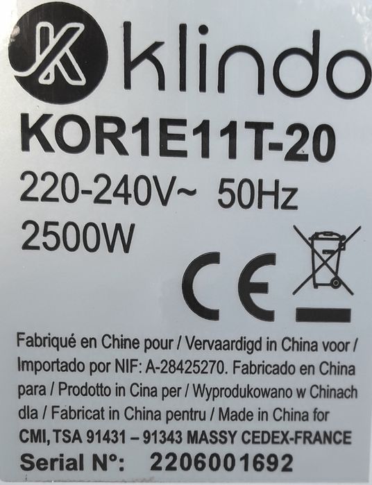 Calorifer electric cu ulei 11 elementi 2500 W Temostat NOU - 250 Lei