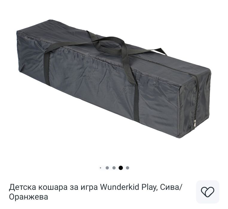 Детска кошара за игра Wunderkid Play, Сива
Детска кошара за