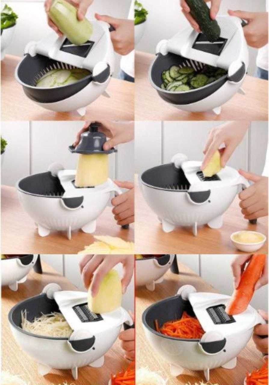 Доставка! Овощерезка Wet Basket Vegetable Cutter 9 в 1