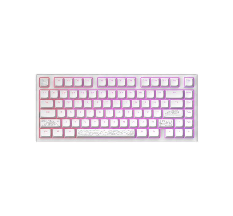 ; Механическая Клавиатура DarkProject ALU81 Terra Nostra White Wired