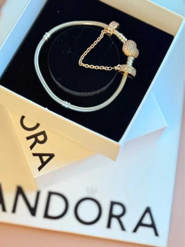 Bratara Pandora + lant siguranta