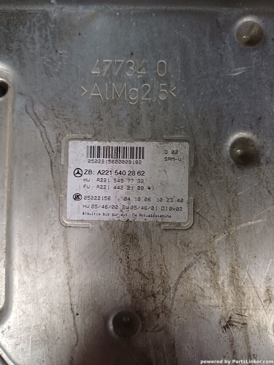 Calculator confort / modul sam MERCEDES-BENZ S-CLASS II (W221, C215) [ 2005 - 2013 ] OEM A2215402862