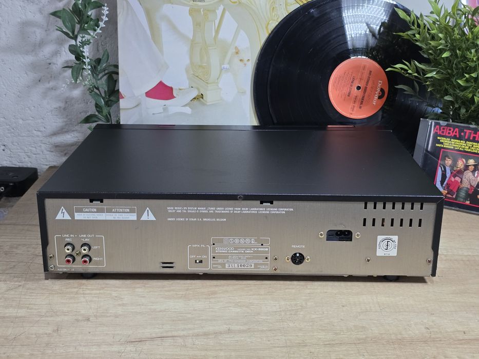 Casetofon deck KENWOOD kx-880b, hifi audio, direct drive,  amorphous