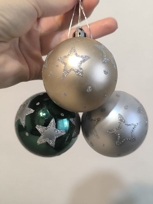 Globuri (72 buc)+panglică decorativă (12 buc)