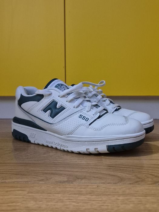 new balance 550 white/green