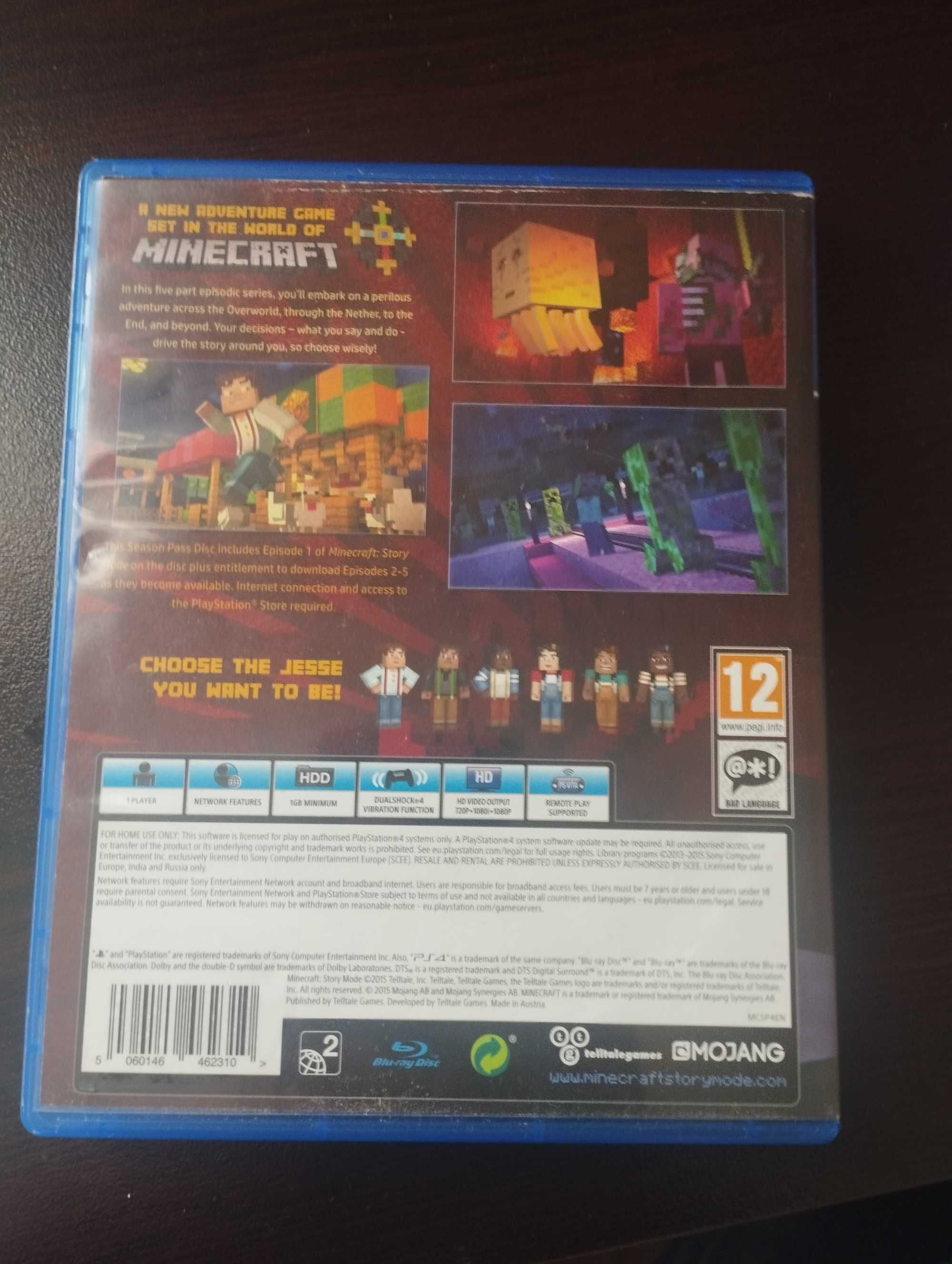 Minecraft Story mode (ps4)