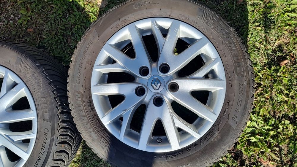Jante Renault R16 5x114.3+Anvelope Michelin CrossClimate+senzori