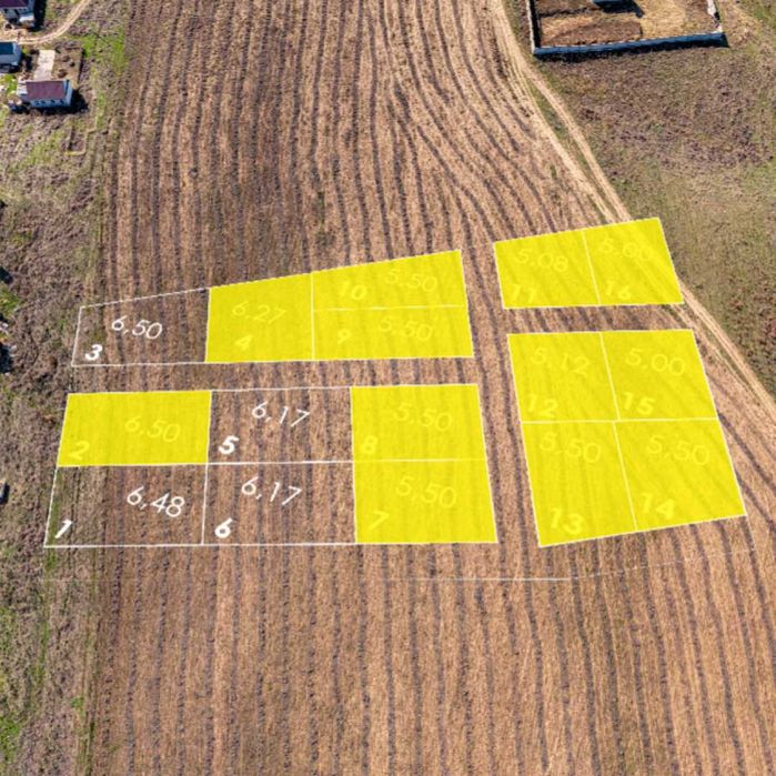 Участки от 5 соток в  Кемертоган с коммуникациями