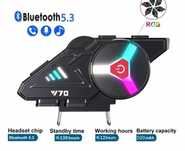 Casca Bluetooth pentru casca Moto Fullface, intercom, handsfree,
