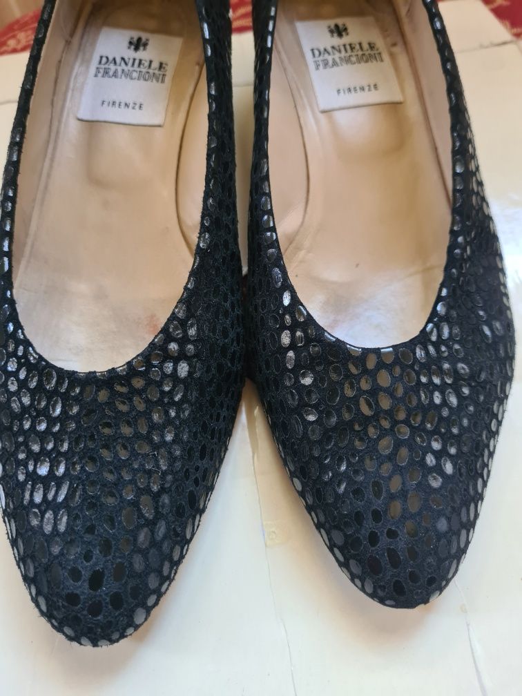 Pantofi Daniele Francioni Firenze, nr. 37, exterior piele naturală