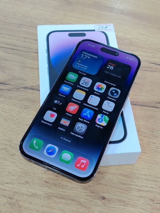 IPhone 14 Pro Сотилади 2симкорта 128гб 77%