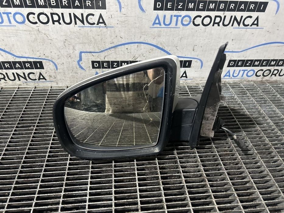 Oglinda stanga BMW X5 E70 Facelift 2010 - 2013 4 Usi ALB (1283) Rabatabile Rabatabil