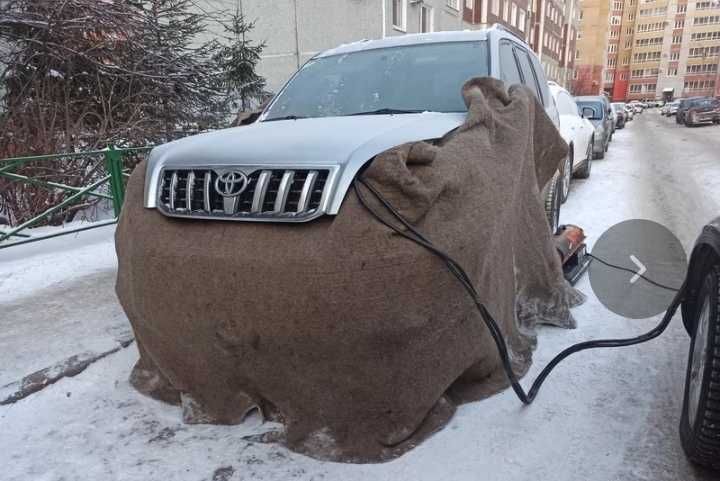 Отогрев авто безопасной пушкой