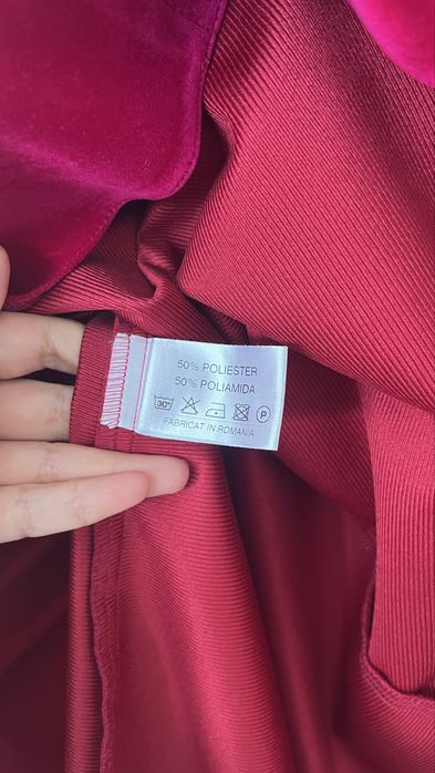 Rochie midi din catifea Poema