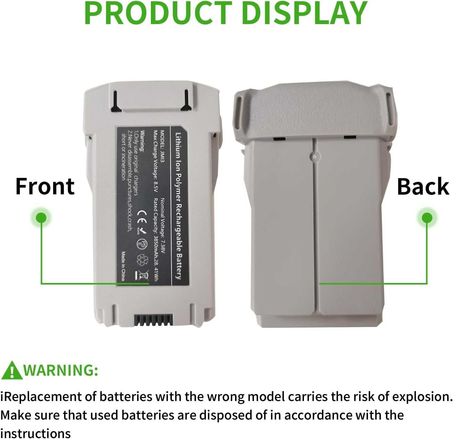 Нова батерия 3850mAh за DJI Mini 3/4 Pro (Plus)