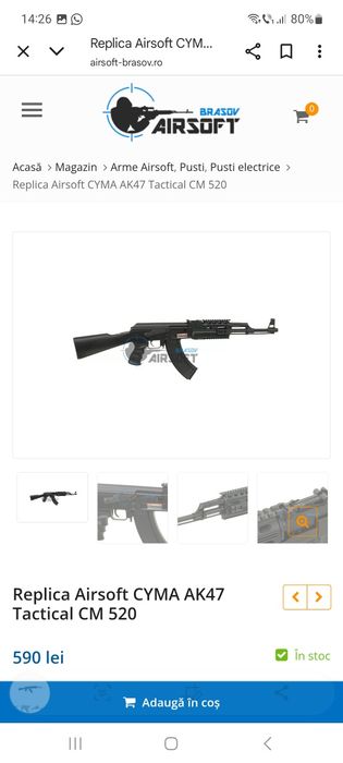 Pușcă airsoft Ak47