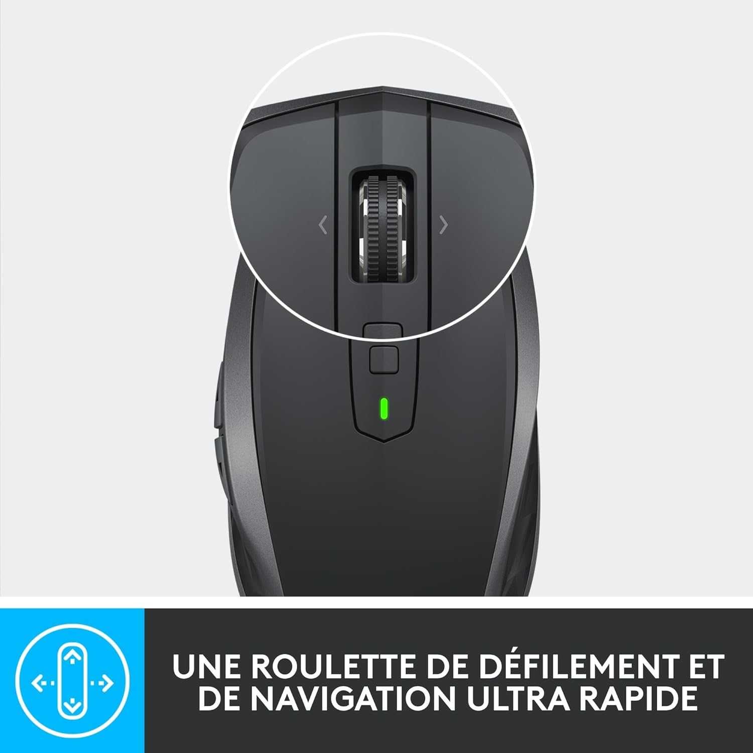 ПРОМО Нова Безжична Bluetooth Мишка Logitech MX Anywhere 2S, Сива