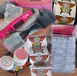 Set Unghii Freza Electrica Accesorii Gel 100 Tipsuri