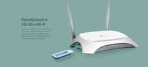 Вай-Фай роутер TP-LINK TL-WR842N VLAN ОПТИКА IPTV Порт USB для 3G/4G