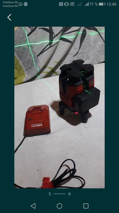 Laser Hilti pm 40 m verde