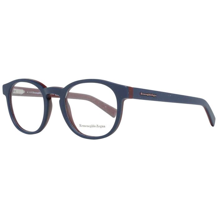 ERMENEGILDO ZEGNA – Мъжки рамки за очила ROUND "BLUE & BORDO" нови