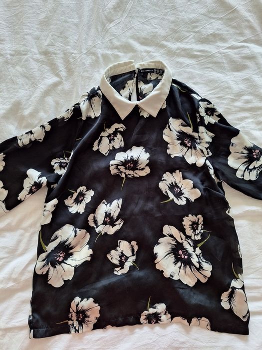 Bluza-camasa florala din Anglia marime 38 Atmosphere