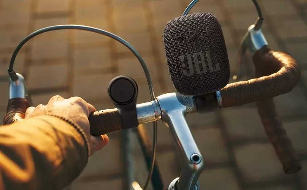 JBL Wind 3S безжична Bluetooth тонколонка за велосипед-черен цвят