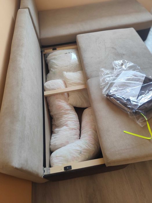 Нов ъглов разтегаем диван