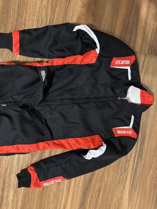 Combinezon SPARCO ROOKIE pt copil, negru rosu