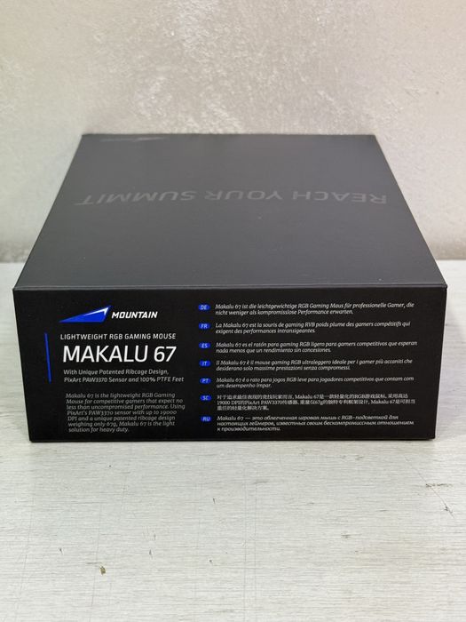 Mouse MOUNTAIN Makalu 67 Gaming-Maus Negru nou !