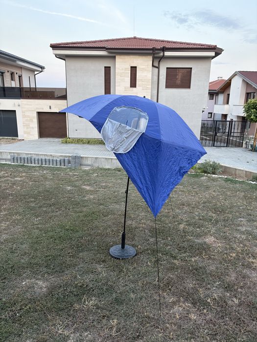 Плажен чадър с UV защита