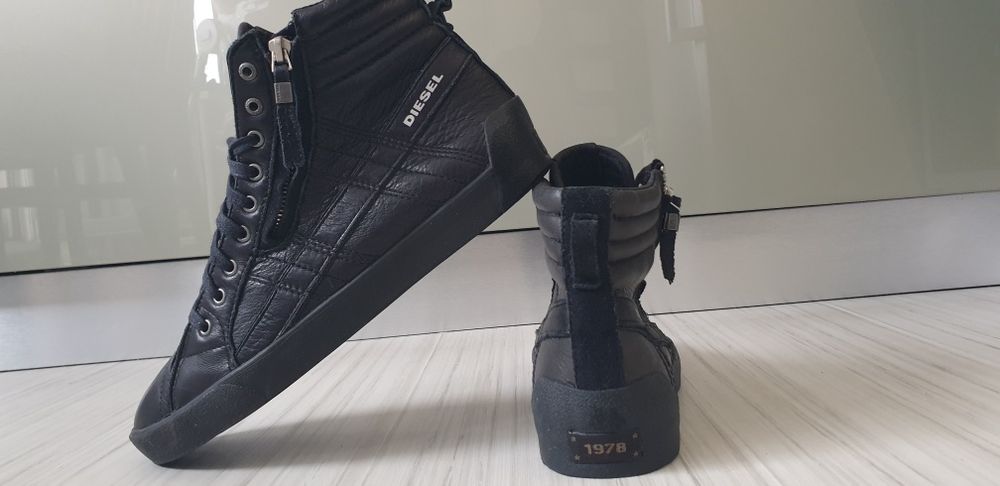 Diesel Leather Sneakers  43/28см ОРИГИНАЛ! Мъжки Кецове от ест. кожа!