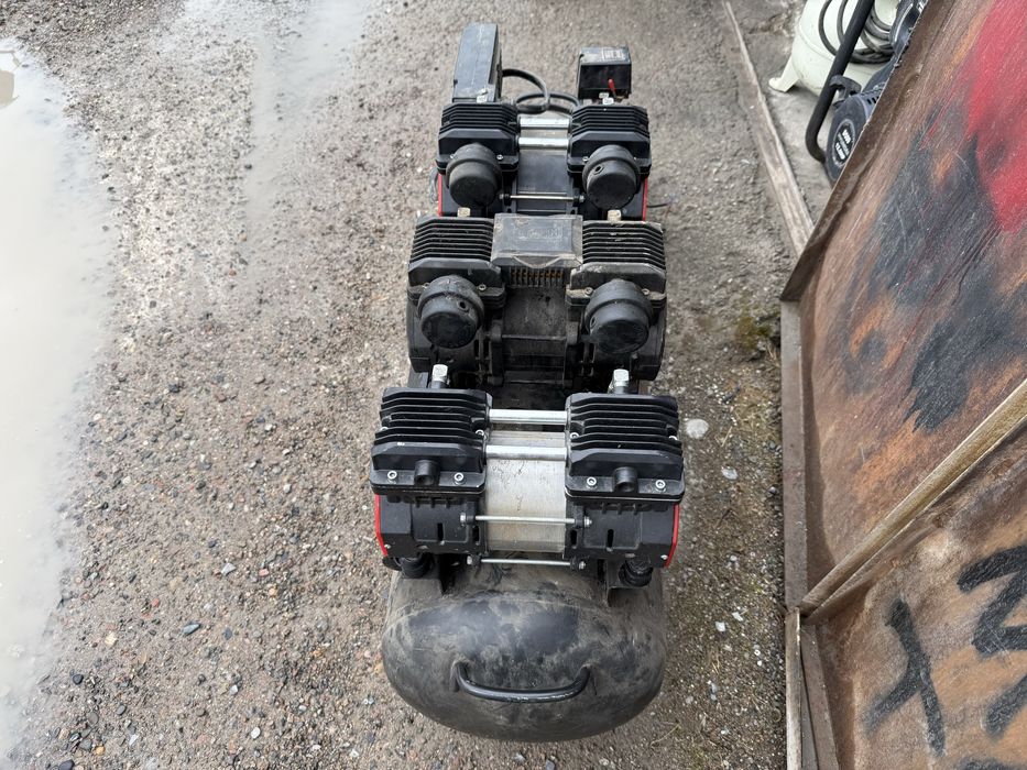 * TEH 3 моторный 100 литровый бесшумный воздушный компрессор