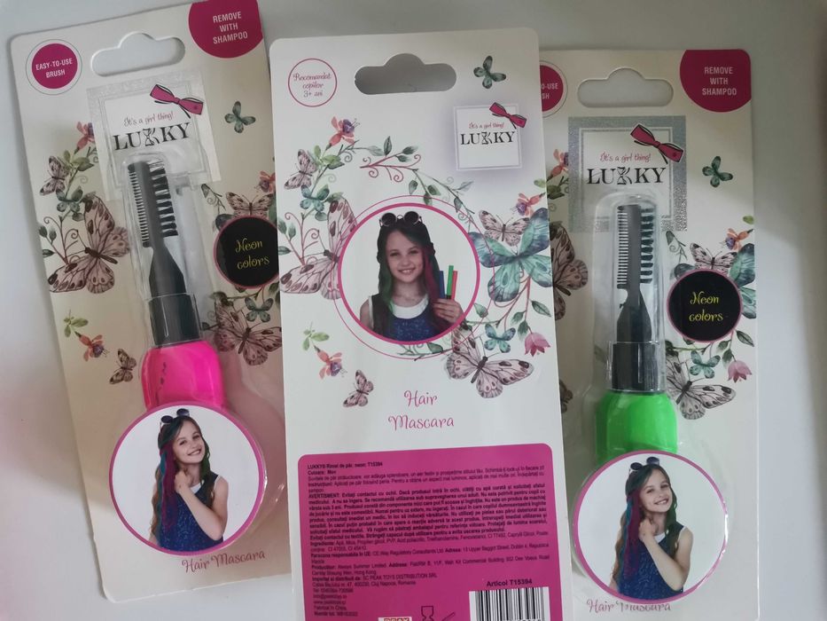 vând vopsea șuvițe copii, nou, 3 culori