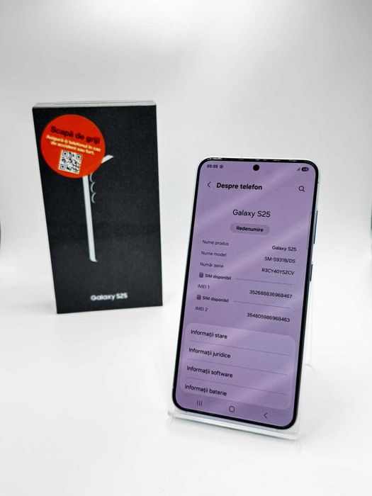 Samsung S25 / 128 GB 12 GB Ram / Factura / Garantie #48370