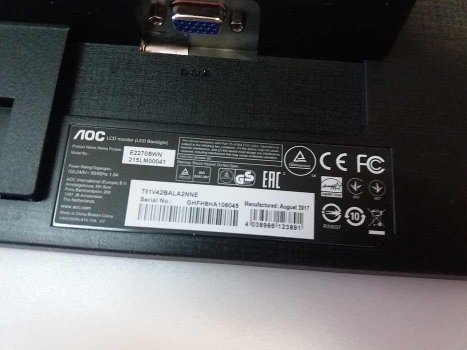 monitor nou aoc 215lm00041