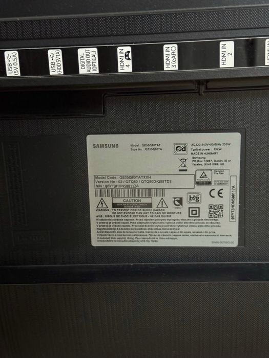 TV Samsung 4K QLED 139 cm/ 55 inch
