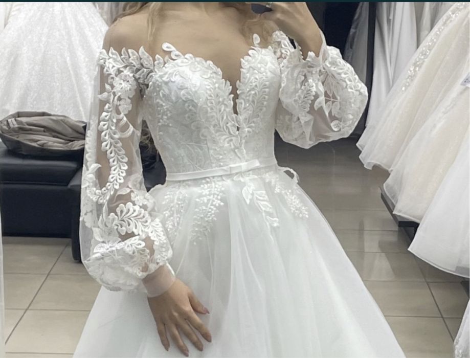 Счастливое свадебное платье