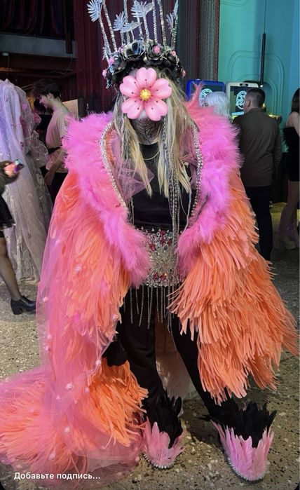 Хэллоуин костьюм розовый полный образ