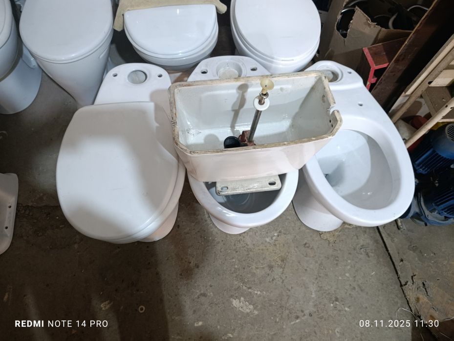 Унитаз б/у временный vremni unitaz