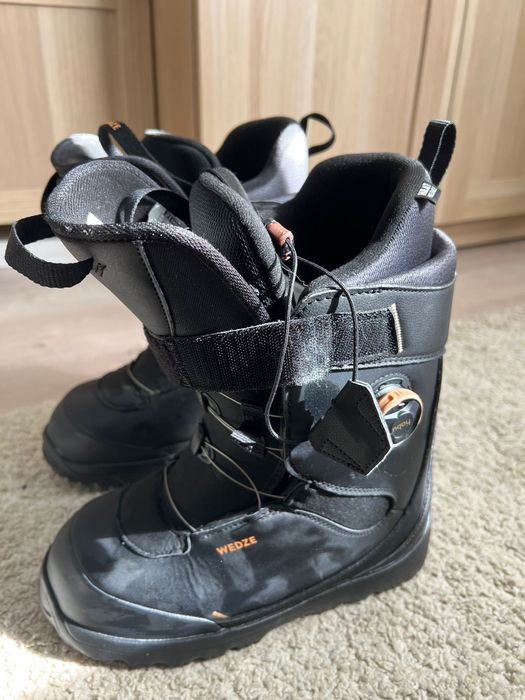 Boots snowboard freestyle & all mountain SNB 500 negru
