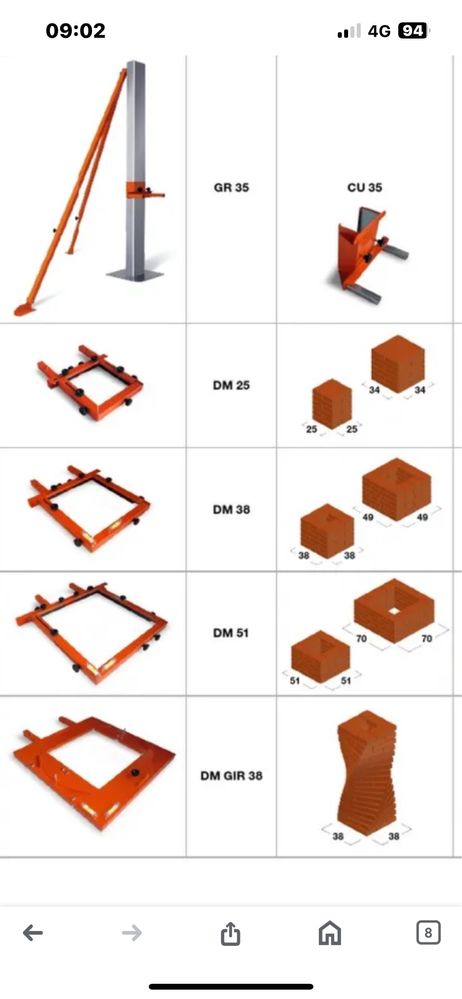 Utilaj de facut stalpi ornamentali