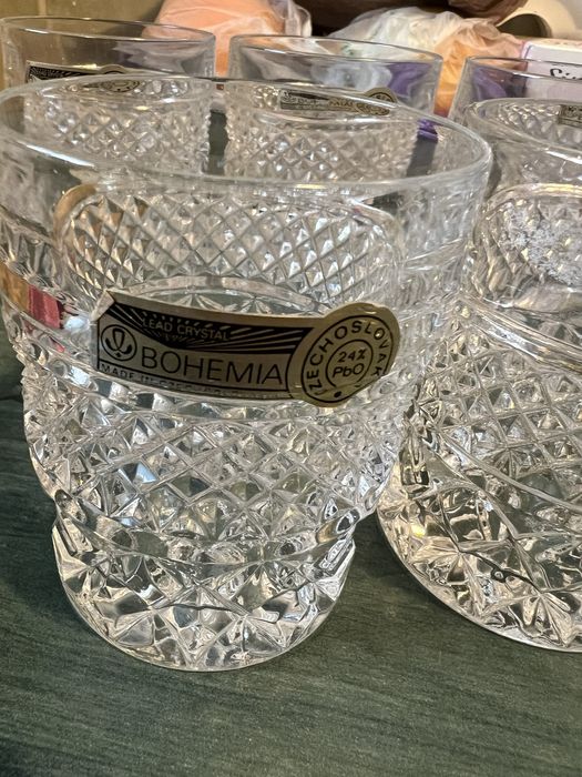 Set pahare cristal bohemia