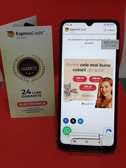 (AG46) Telefon Xiaomi Redmi 12 C B.3774 Garantie 24 luni