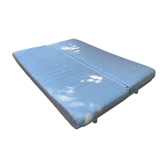 Canapea Extensibila cu cadru metalic si Lada; Pat cu Saltea 200x140 cm